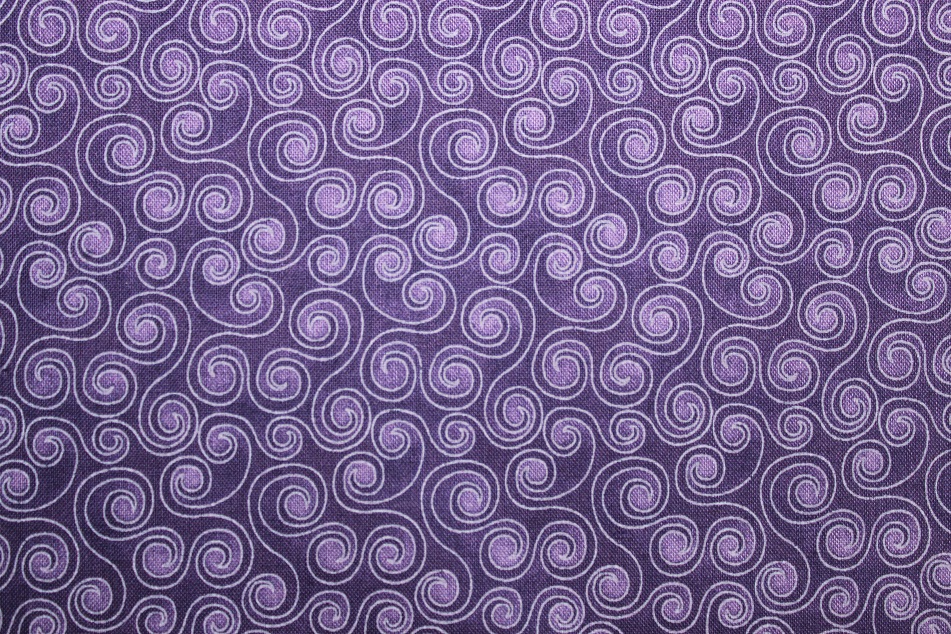 Chloe Collection Swirls Tone-On-Tone Purple - Click Image to Close